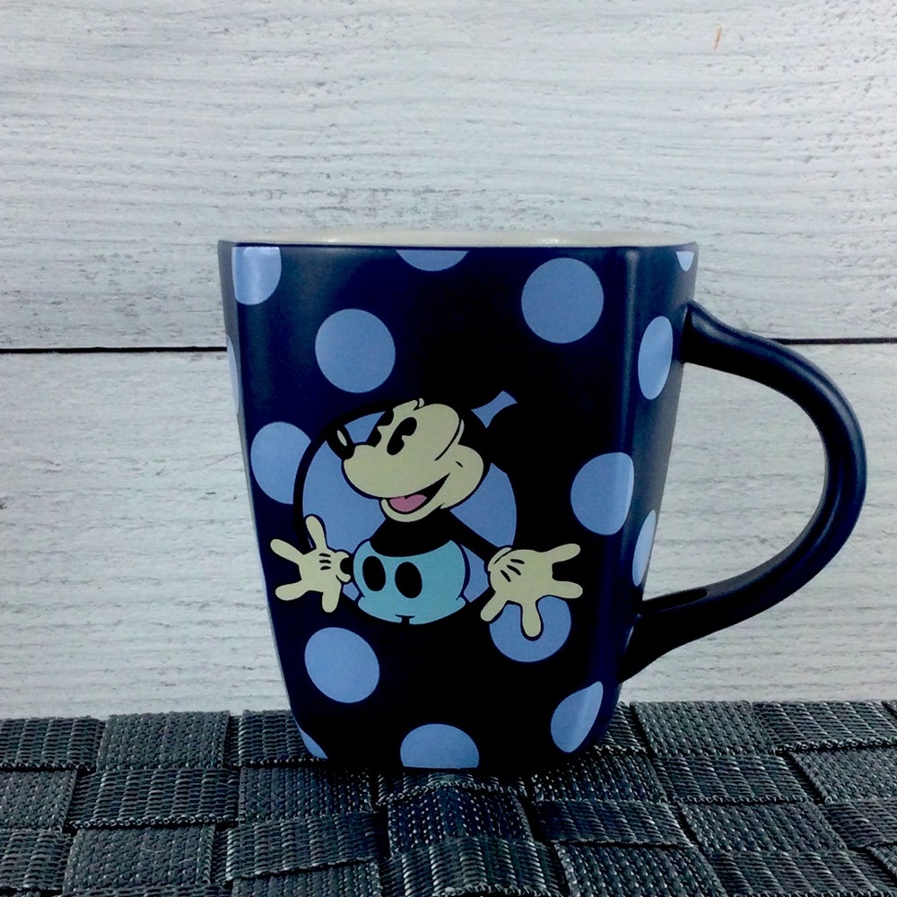 Disney Parks‎ blue polka dot Mickey Mouse coffee mug